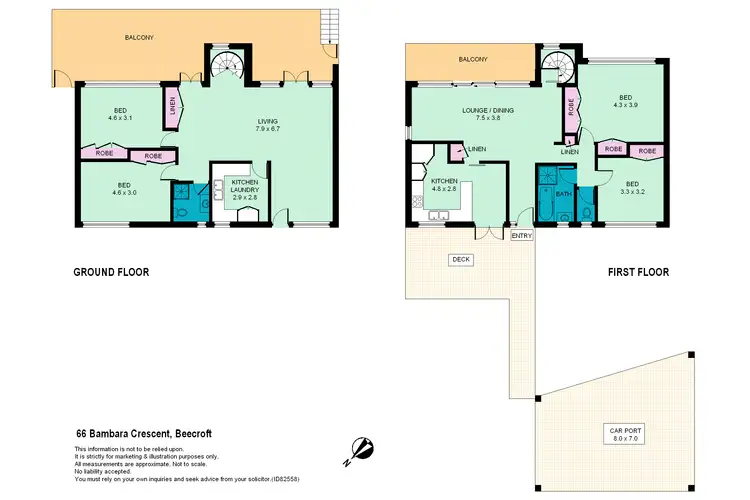 Floorplan of Homely house listing, 66 Bambara Crescent, Beecroft NSW 2119