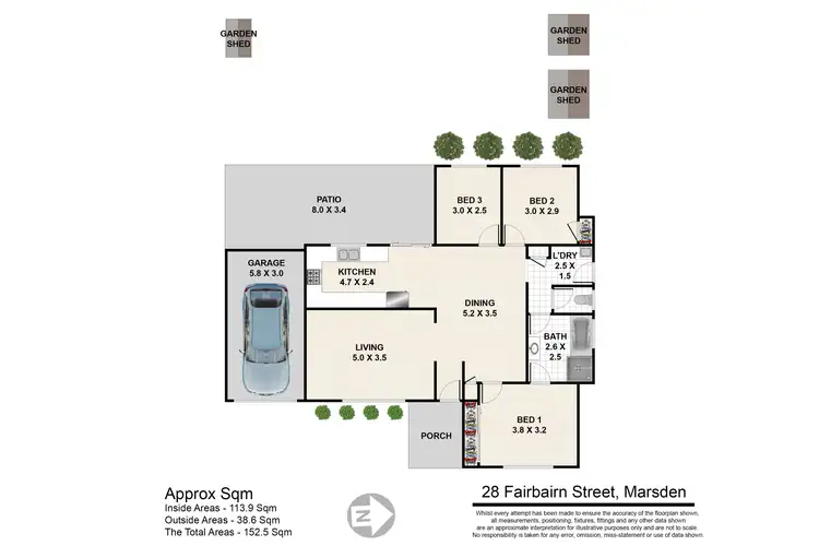Floorplan of Homely house listing, 28 Fairbairn Street, Marsden QLD 4132