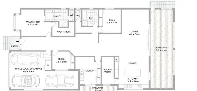 Floorplan of Homely house listing, 33 Helen Street, South Golden Beach NSW 2483