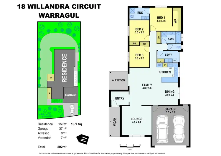 Floorplan of Homely house listing, 18 Willandra Circuit, Warragul VIC 3820