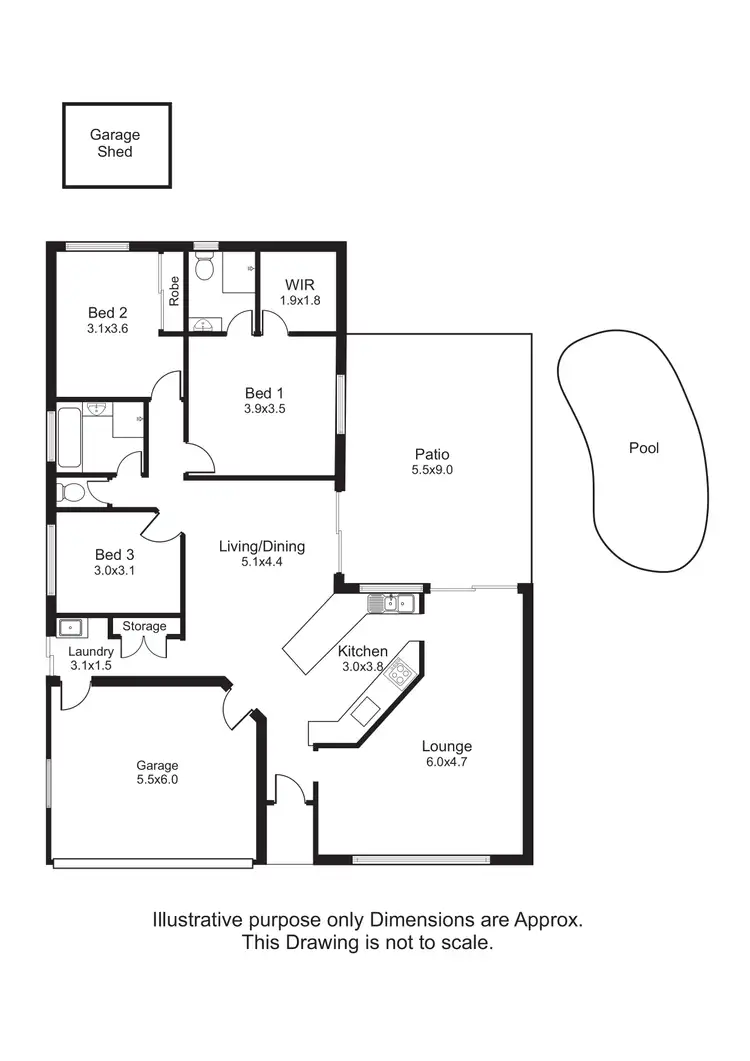 Floorplan of Homely house listing, 4 Nell Close, Kanimbla QLD 4870