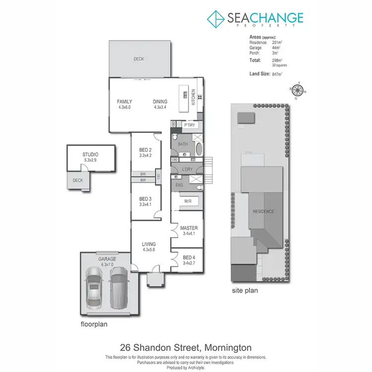 Floorplan of Homely house listing, 26 Shandon Street, Mornington VIC 3931