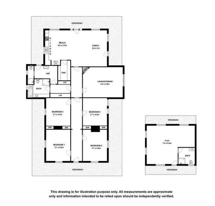 Floorplan of Homely rural property listing, 276 Pine Hall Avenue, Suttontown SA 5291