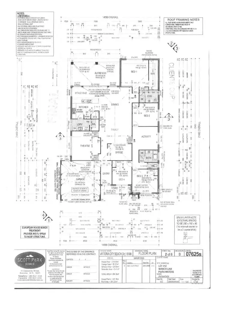 Floorplan of Homely house listing, 10 Munich Link, Piara Waters WA 6112