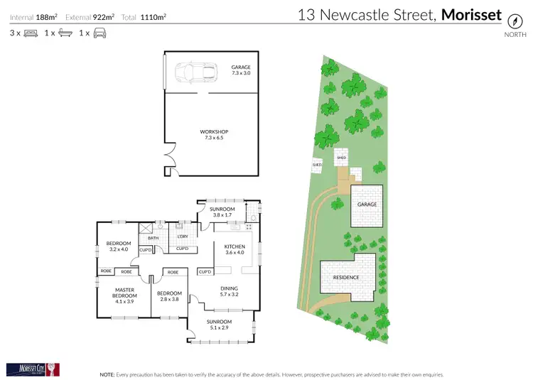 Floorplan of Homely house listing, 13 Newcastle Street, Morisset NSW 2264