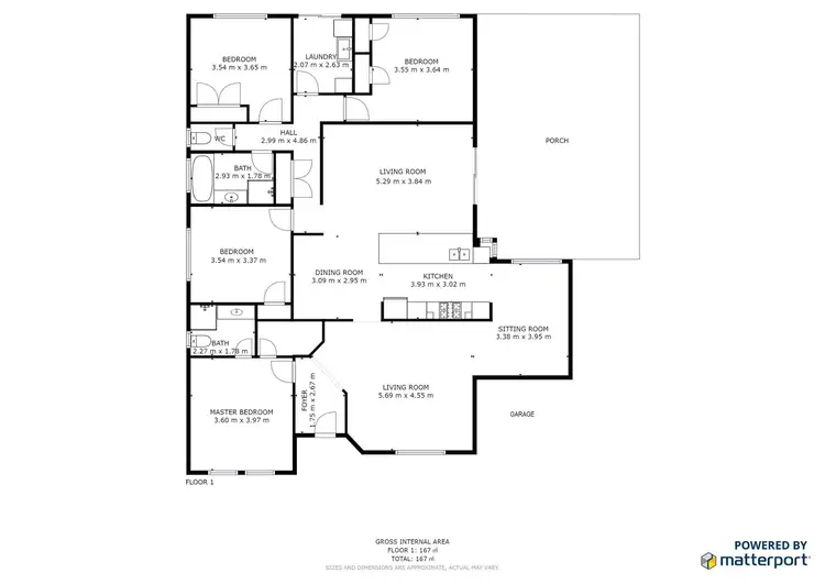 Floorplan of Homely house listing, 6 Wyllie Way, Hannans WA 6430