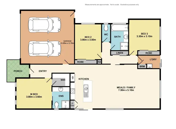 Floorplan of Homely townhouse listing, 61 Carstens Street, Lavington NSW 2641