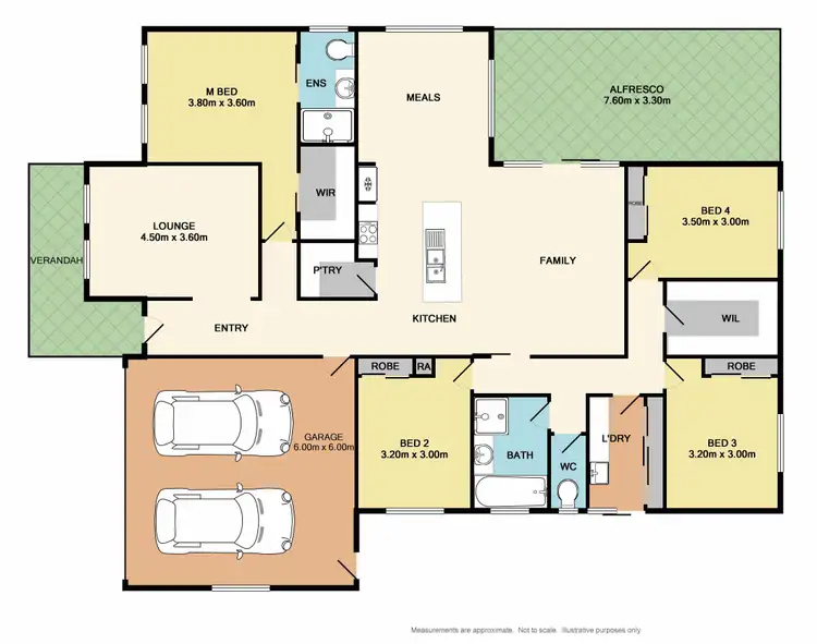 Floorplan of Homely house listing, 4 Tweed Court, Thurgoona NSW 2640