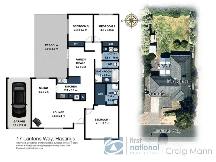 Floorplan of Homely house listing, 17 Lantons Way, Hastings VIC 3915