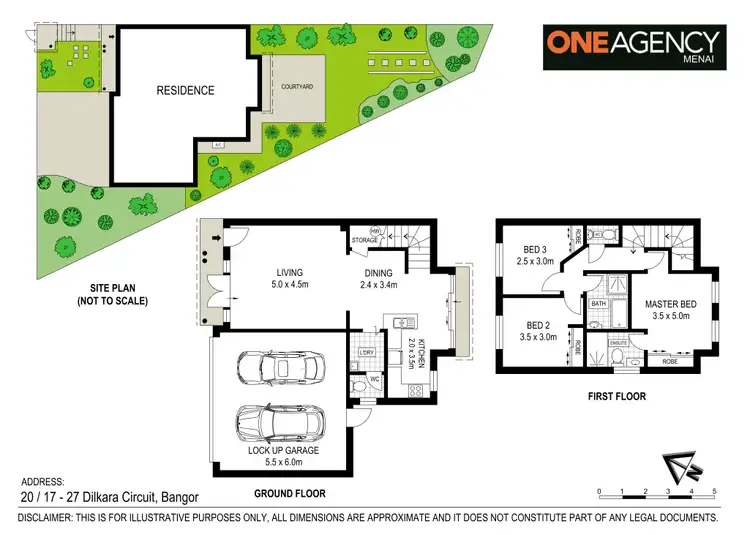 Floorplan of Homely townhouse listing, 20/17-27 Dilkara Circuit, Bangor NSW 2234