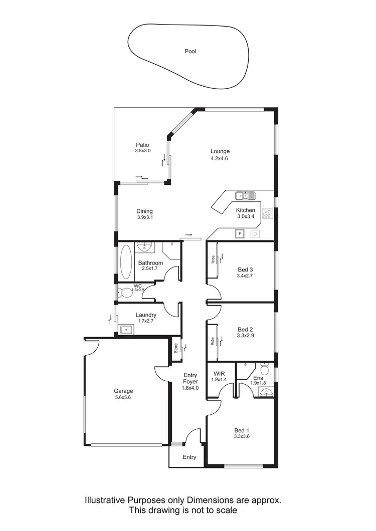 Floorplan of Homely house listing, 4 Alpinia Terrace, Mount Sheridan QLD 4868