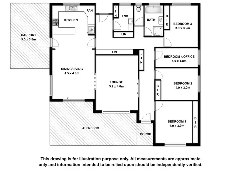 Floorplan of Homely house listing, 1 Eighth Street, Millicent SA 5280