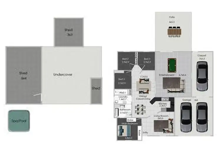 Floorplan of Homely house listing, 80 Gibbs Avenue, Collingwood Park QLD 4301