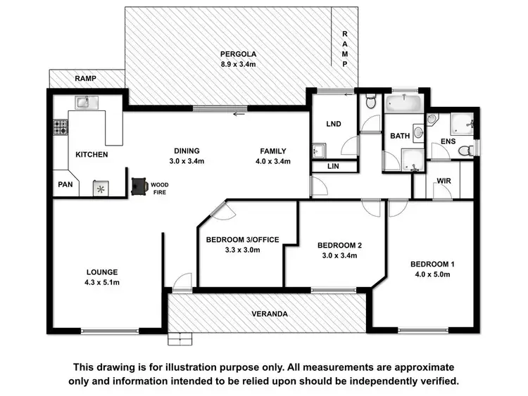Floorplan of Homely house listing, 12 Bonshor Street, Millicent SA 5280