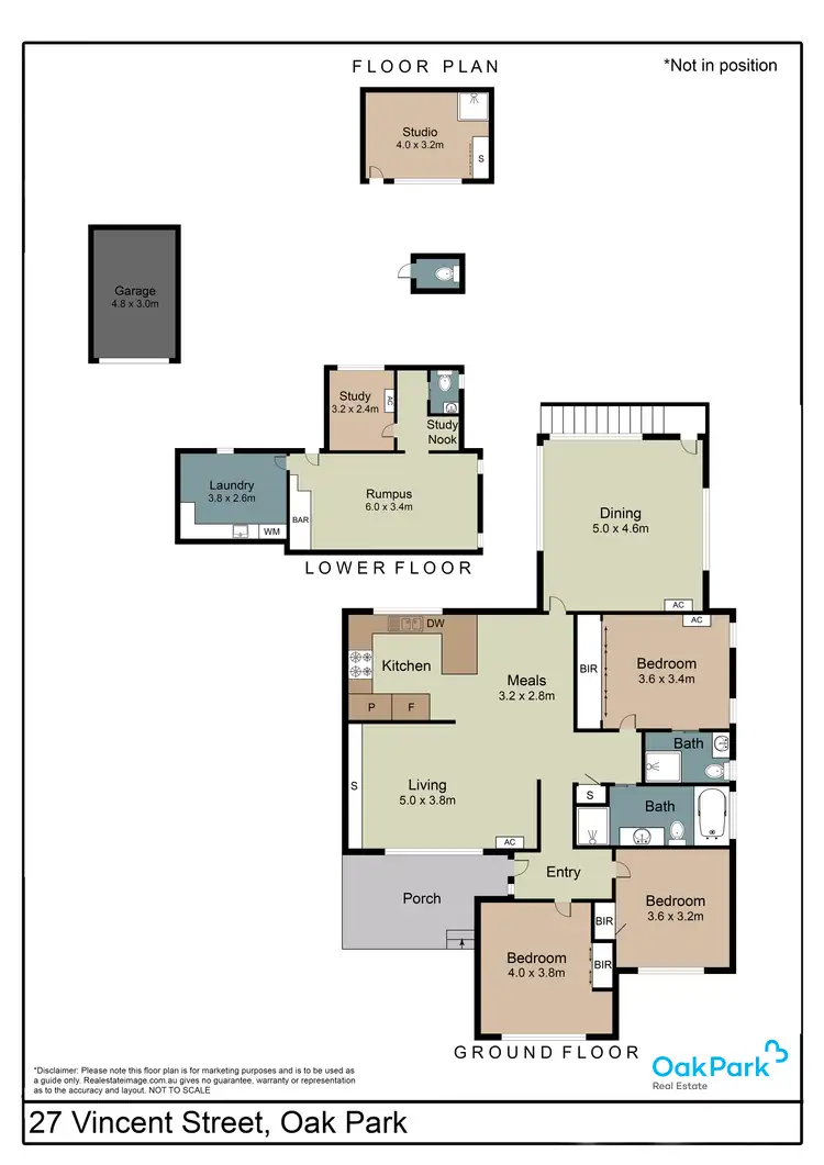 Floorplan of Homely house listing, 27 Vincent Street, Oak Park VIC 3046