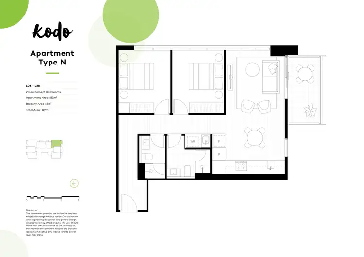 Floorplan of Homely apartment listing, 706/29 Angas Street, Adelaide SA 5000
