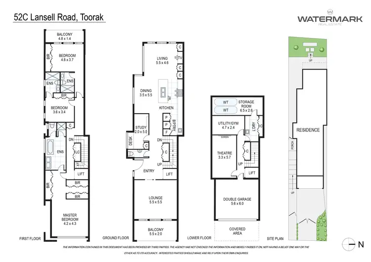 Floorplan of Homely house listing, 52C Lansell Road, Toorak VIC 3142