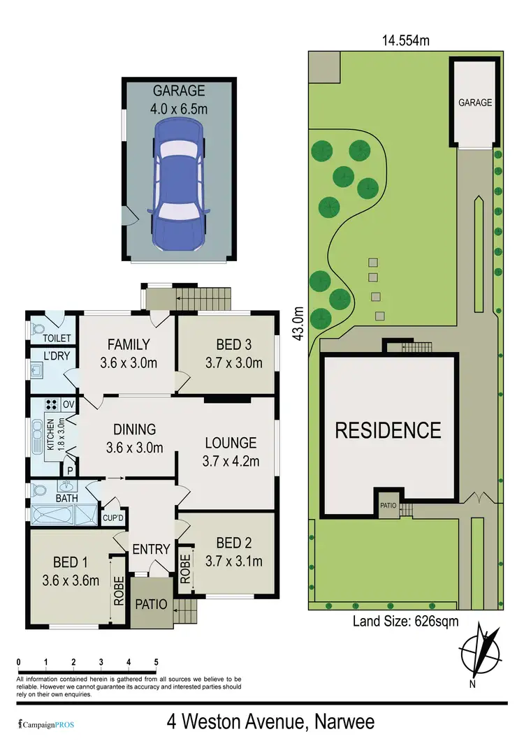Floorplan of Homely house listing, 4 Weston Avenue, Narwee NSW 2209