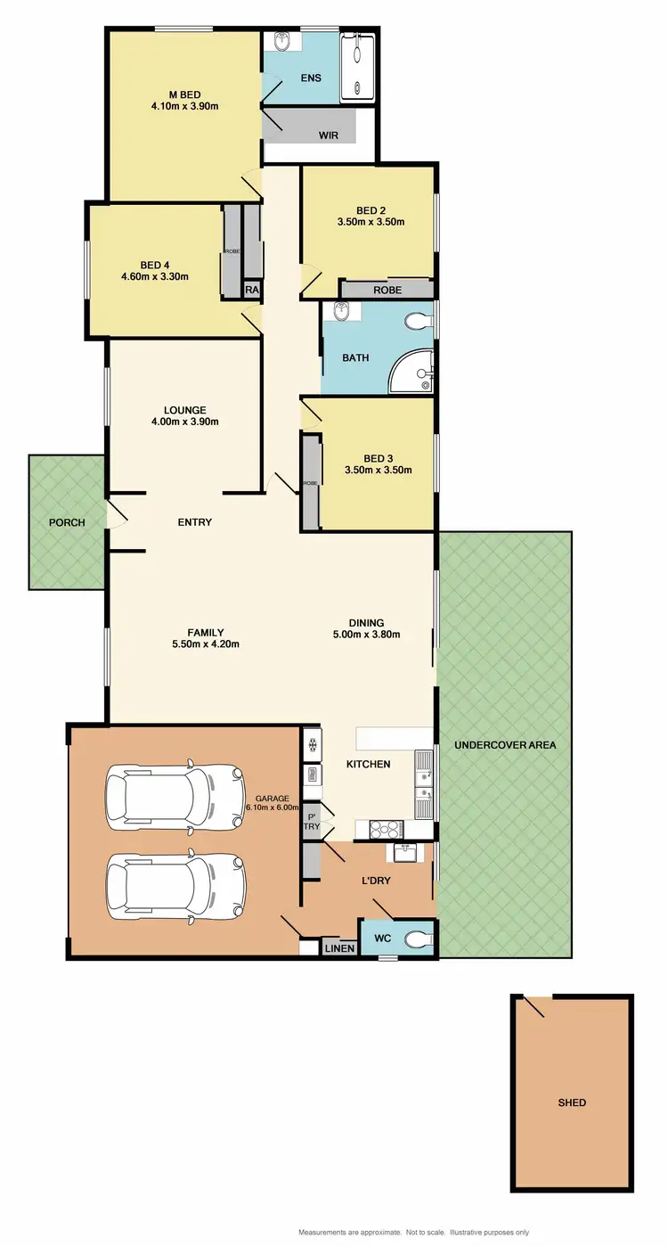 Floorplan of Homely house listing, 26 Berberick Court, Thurgoona NSW 2640