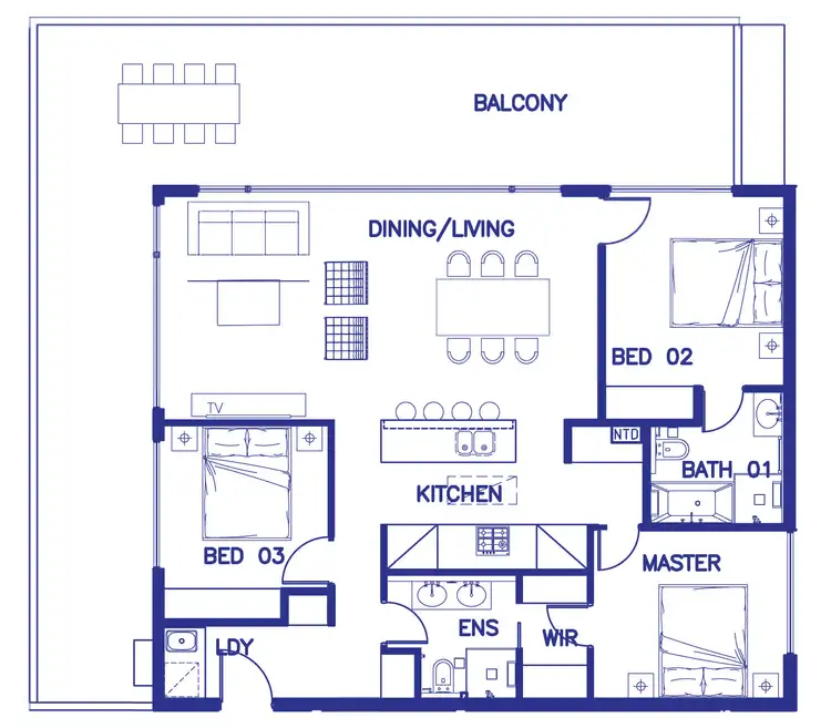 Floorplan of Homely apartment listing, 40/6 Danks Street, Waterloo NSW 2017