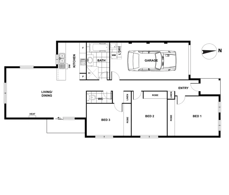 Floorplan of Homely house listing, 76 Refshauge Crescent, Macgregor ACT 2615
