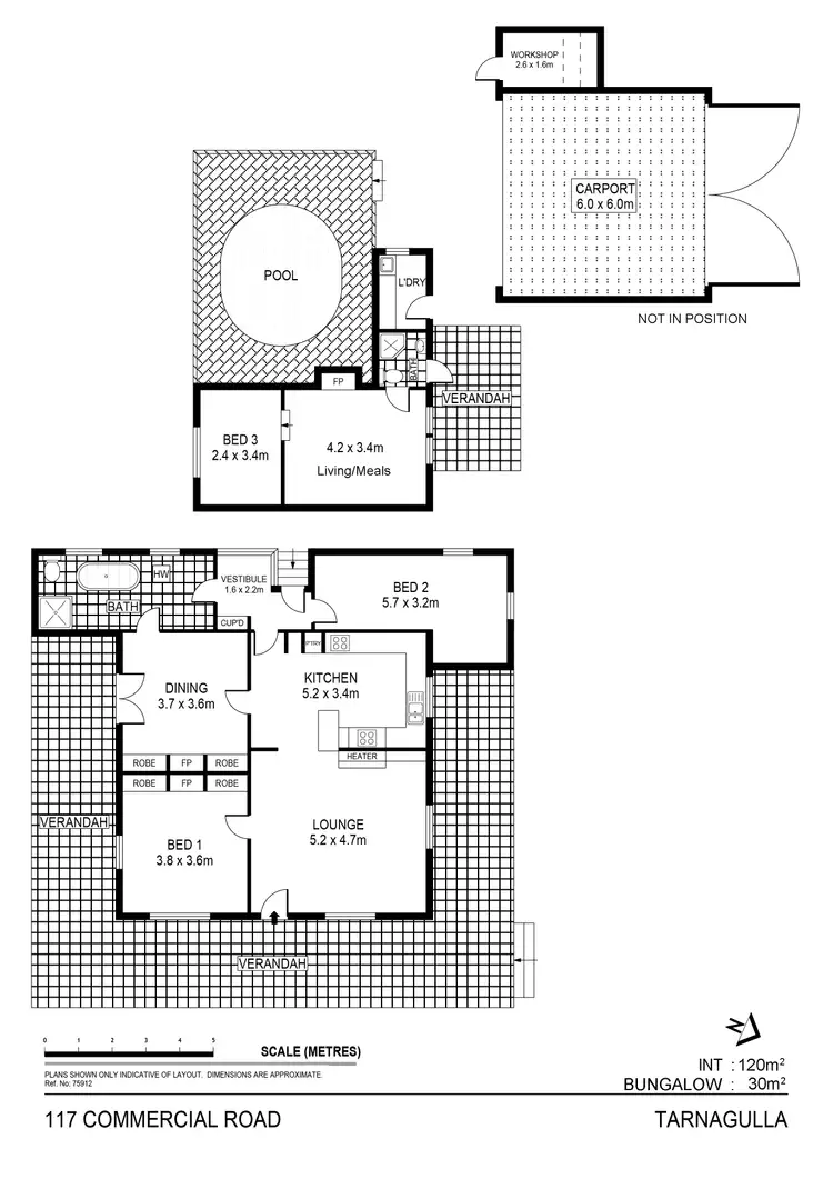 Floorplan of Homely house listing, 117 Commercial Road, Tarnagulla VIC 3551
