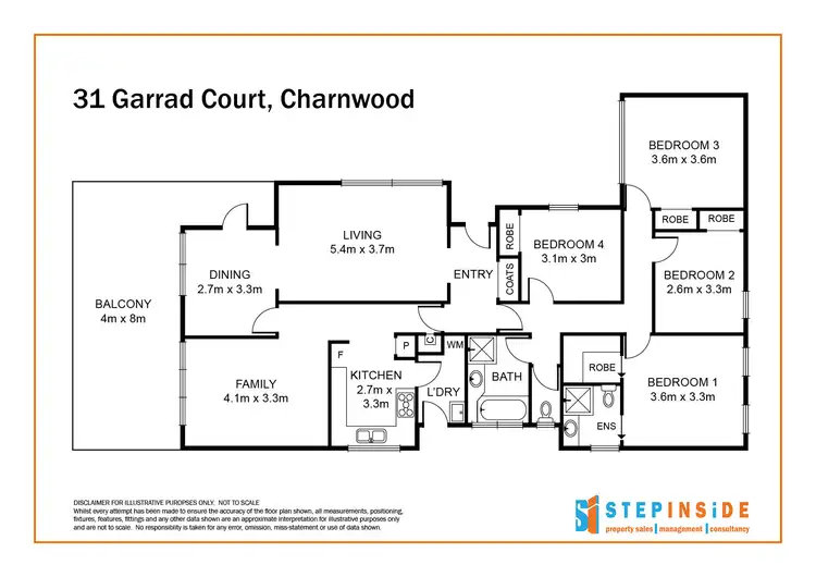Floorplan of Homely house listing, 31 Garrad Court, Charnwood ACT 2615
