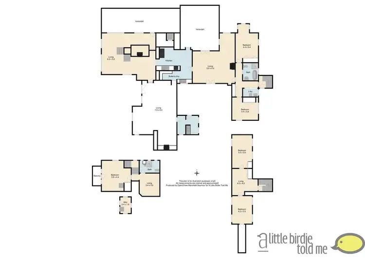 Floorplan of Homely rural property listing, 86 LYNSLANE ROAD, Longwood VIC 3665