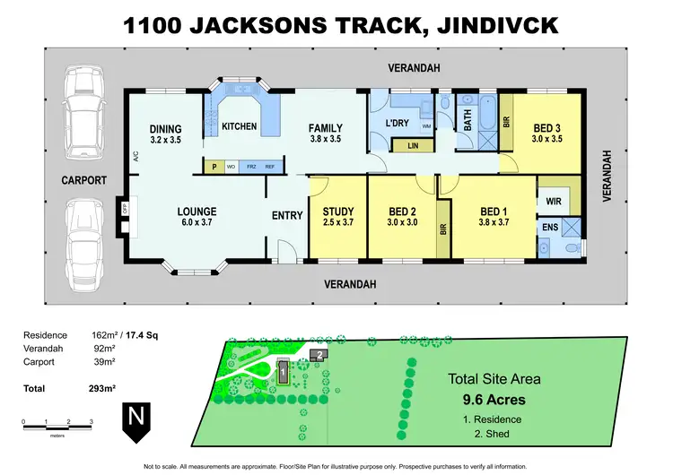 Floorplan of Homely rural property listing, 1100 Jacksons Track, Jindivick VIC 3818