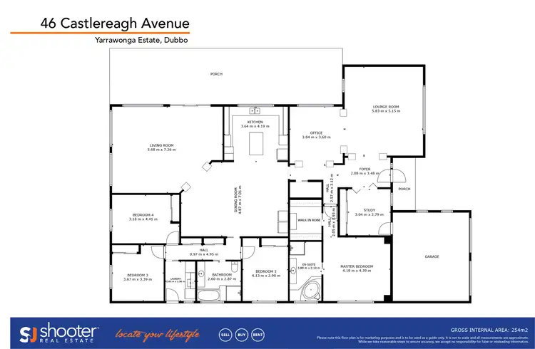 Floorplan of Homely house listing, 46 Castlereagh Avenue, Dubbo NSW 2830
