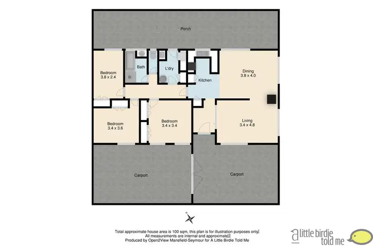 Floorplan of Homely house listing, 7 LYN COURT, Wandong VIC 3758