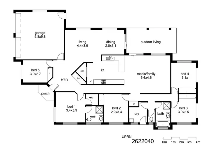 Floorplan of Homely house listing, Address available on request