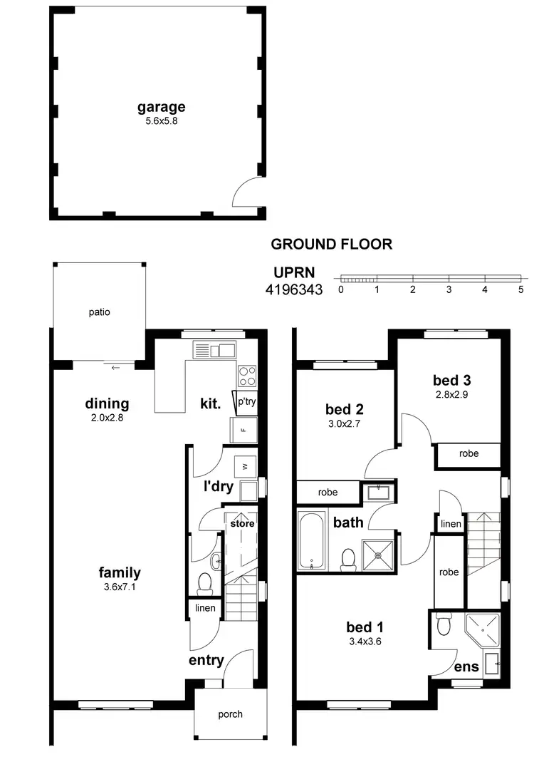 Floorplan of Homely townhouse listing, Address available on request