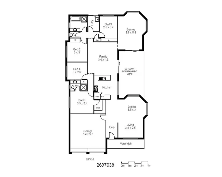 Floorplan of Homely house listing, Address available on request