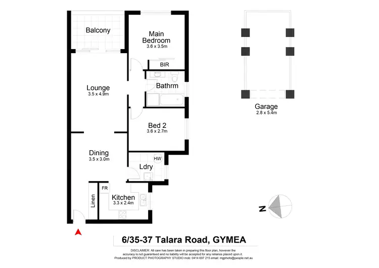 Floorplan of Homely apartment listing, 6/35-37 Talara Road, Gymea NSW 2227