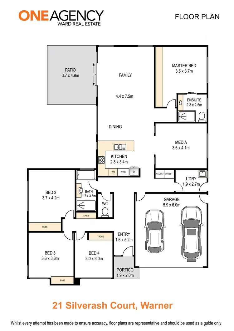 Floorplan of Homely house listing, 21 Silverash Court, Warner QLD 4500