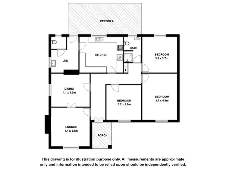 Floorplan of Homely house listing, 6 Aitken Street, Millicent SA 5280