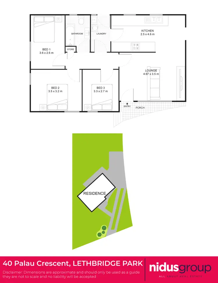 Floorplan of Homely house listing, 40 Palau Cr, Lethbridge Park NSW 2770