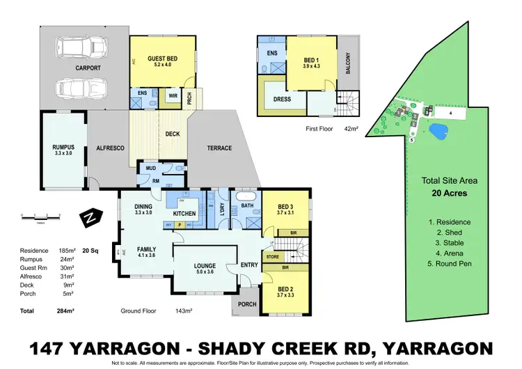 Floorplan of Homely rural property listing, 147 Yarragon-Shady Creek Road, Yarragon VIC 3823