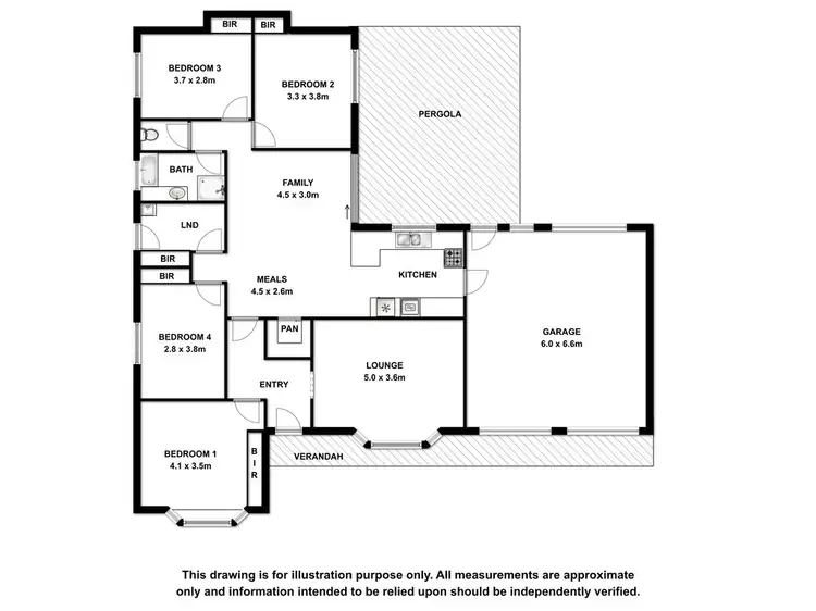 Floorplan of Homely house listing, 11 Heathfield Way, Mount Gambier SA 5290