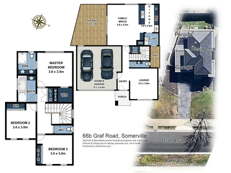Floorplan of Homely house listing, 66B Graf Road, Somerville VIC 3912