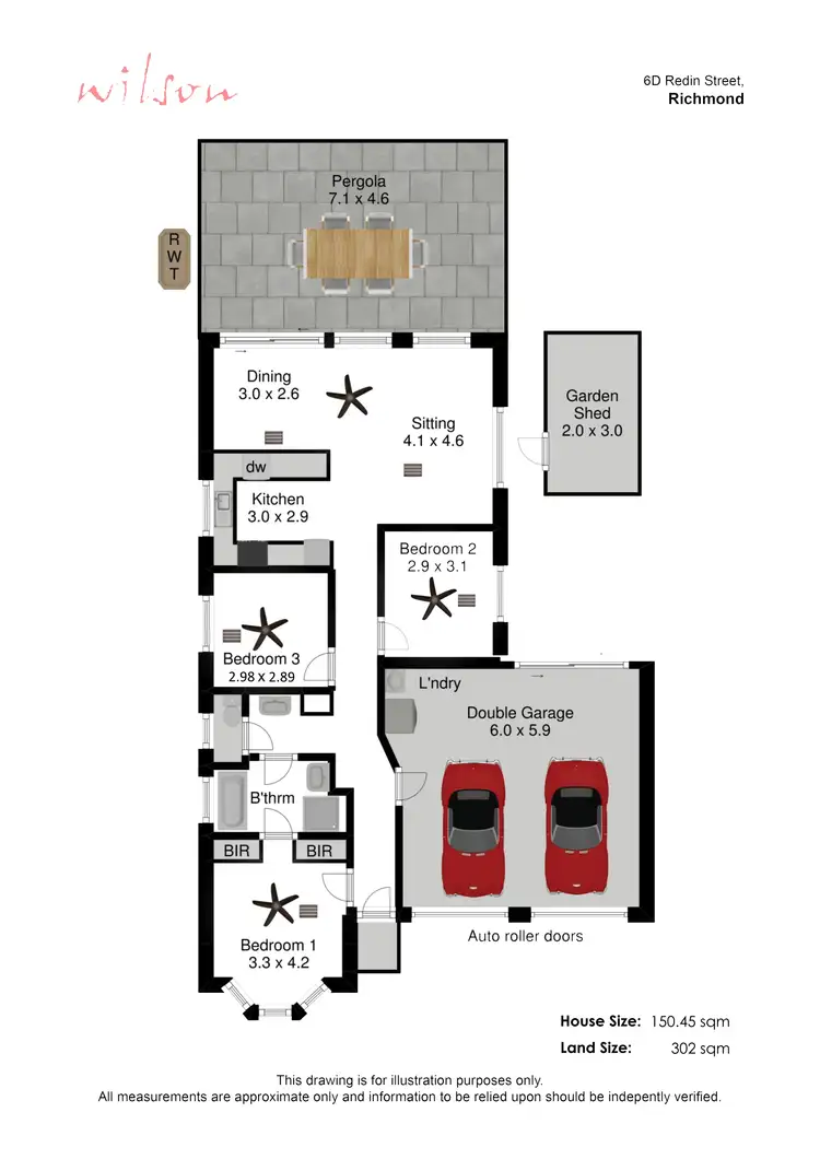 Floorplan of Homely house listing, 6D Redin Street, Richmond SA 5033