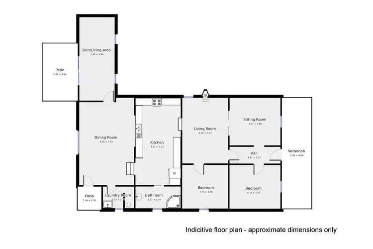 Floorplan of Homely house listing, 48 Alliance Street, Clunes VIC 3370