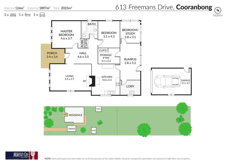Floorplan of Homely house listing, 613 Freemans Drive, Cooranbong NSW 2265