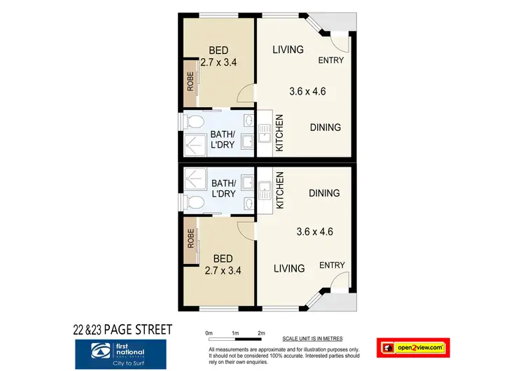 Floorplan of Homely unit listing, Unit & 23 / 8 Page Street,, Bethania QLD 4205