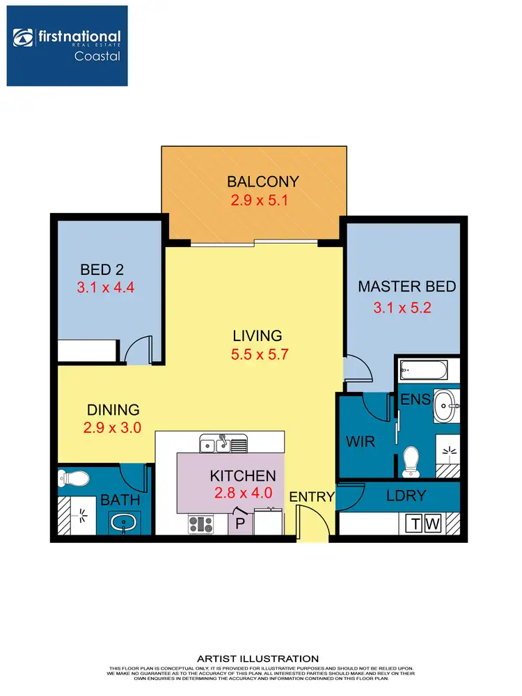 Floorplan of Homely unit listing, 1002/1 Duporth Avenue, Maroochydore QLD 4558