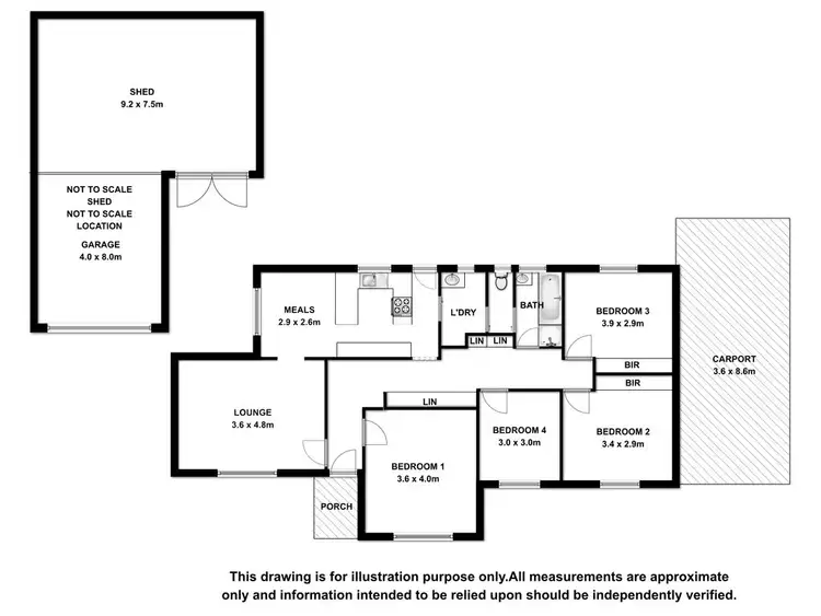 Floorplan of Homely house listing, 18 Fourth Street, Millicent SA 5280