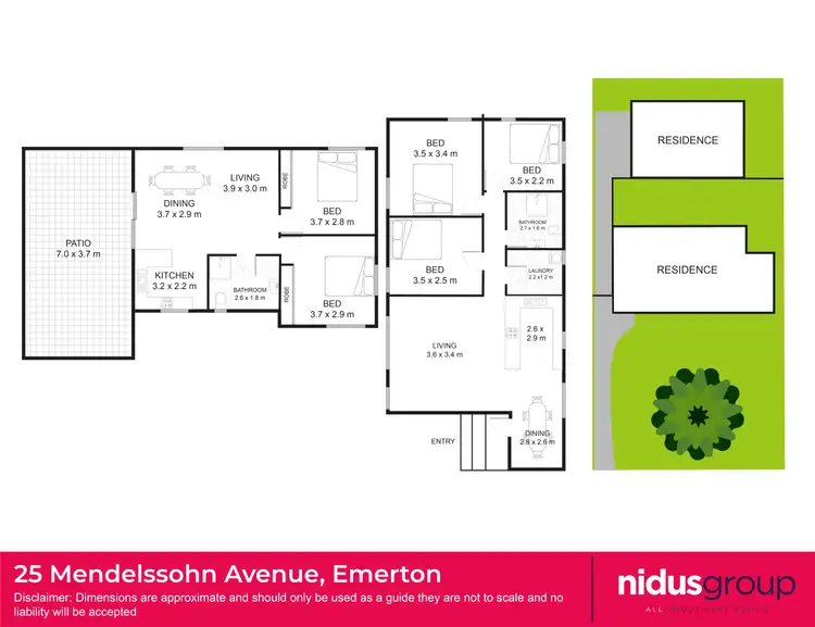 Floorplan of Homely house listing, 25 Mendelssohn Avenue, Emerton NSW 2770
