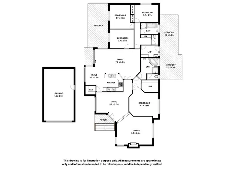 Floorplan of Homely house listing, 3 Bellevale Court, Mount Gambier SA 5290