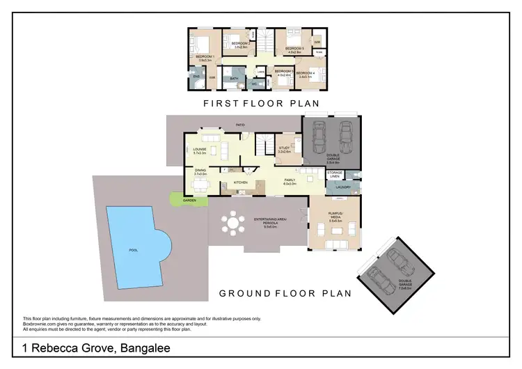 Floorplan of Homely house listing, 1 Rebecca Grove, Bangalee NSW 2541